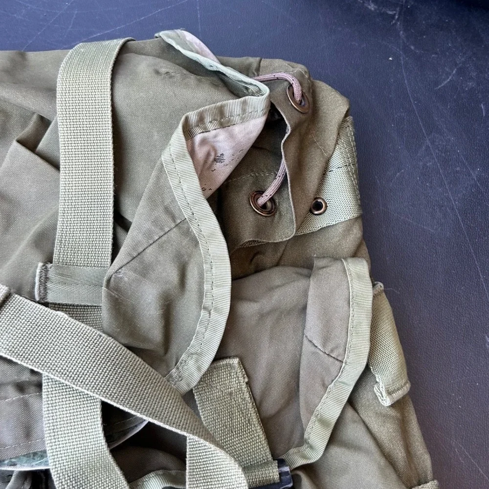 Vintage Military ALICE Field Pack Rucksack Olive Drab Canvas Backpack USA Made